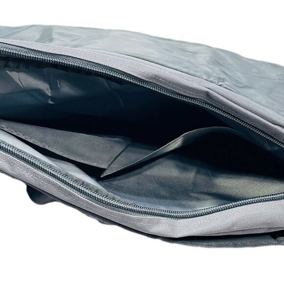 Guess Gray Messenger Bag With Adjustable Strap & Multiple Pockets - Picture 5 of 6